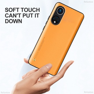 Ultra-thin Skin Feel PU Leather Texture Case For Huawei Nova 9 SE 8i Pro 5T 7 Nova9 Nova7 SE 5G 8 Soft Silicone Shockproof Bumper Phone Cover For Nova9 SE Nova5T Nova8i Casing