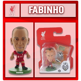 โมเดลนักฟุตบอล SoccerStarz ลิขสิทธิ์แท้จากสโมสรลิเวอร์พูล Liverpool - Fabinho (2022 version)