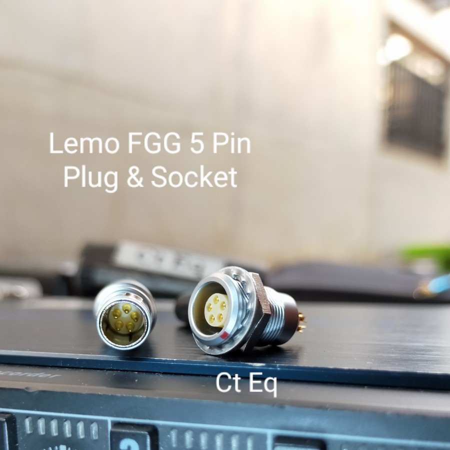 Lemo Plug n Socket FGG 0B 5 Pin Lemo Connector FGG 5 พิน