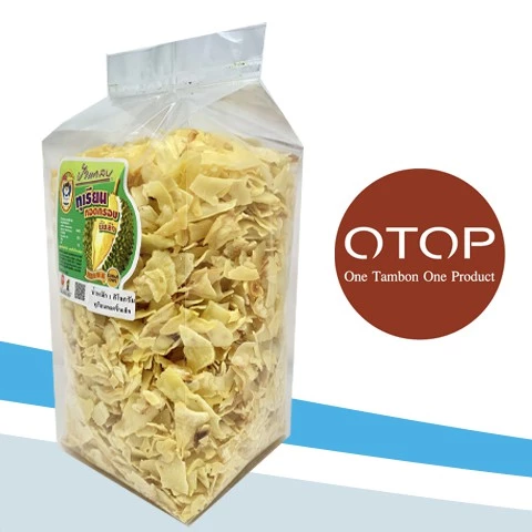 ทุเรียนทอด นน. 1 kg (ชิ้นเล็ก)   ตราป้าแกลบ ของดีเมืองจันท์ thumbnail 3