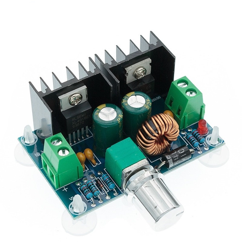 Xh-m401 DC-DC XL4016E1 PWM โมดูลจ่ายไฟแบบปรับได้ 4-40V ถึง 1.25-36V