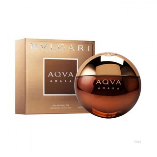 [[แท้ชัวร์]] Bvlgari Aqva Amara EDT 15ml น้ำหอมสำหรับสุภาพบุรุษ กลิ่นแนวสดชื่น หอมติดทนนานตลอดวัน