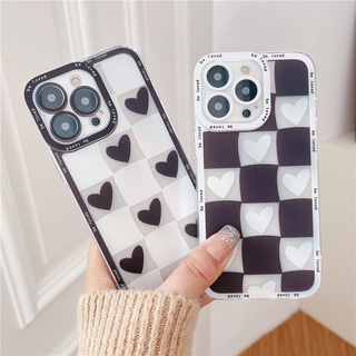 เคสโทรศัพท์มือถือแบบนิ่ม ใส ลายสก๊อตหัวใจ สําหรับ OPPO A55 reno5 pro reno7pro reno4Z reno5Z reno7Z reno4F reno5F reno6 4G reno 5 pro 6 7pro 7Z 5Z 4Z 4F 5F reno5 F 5G