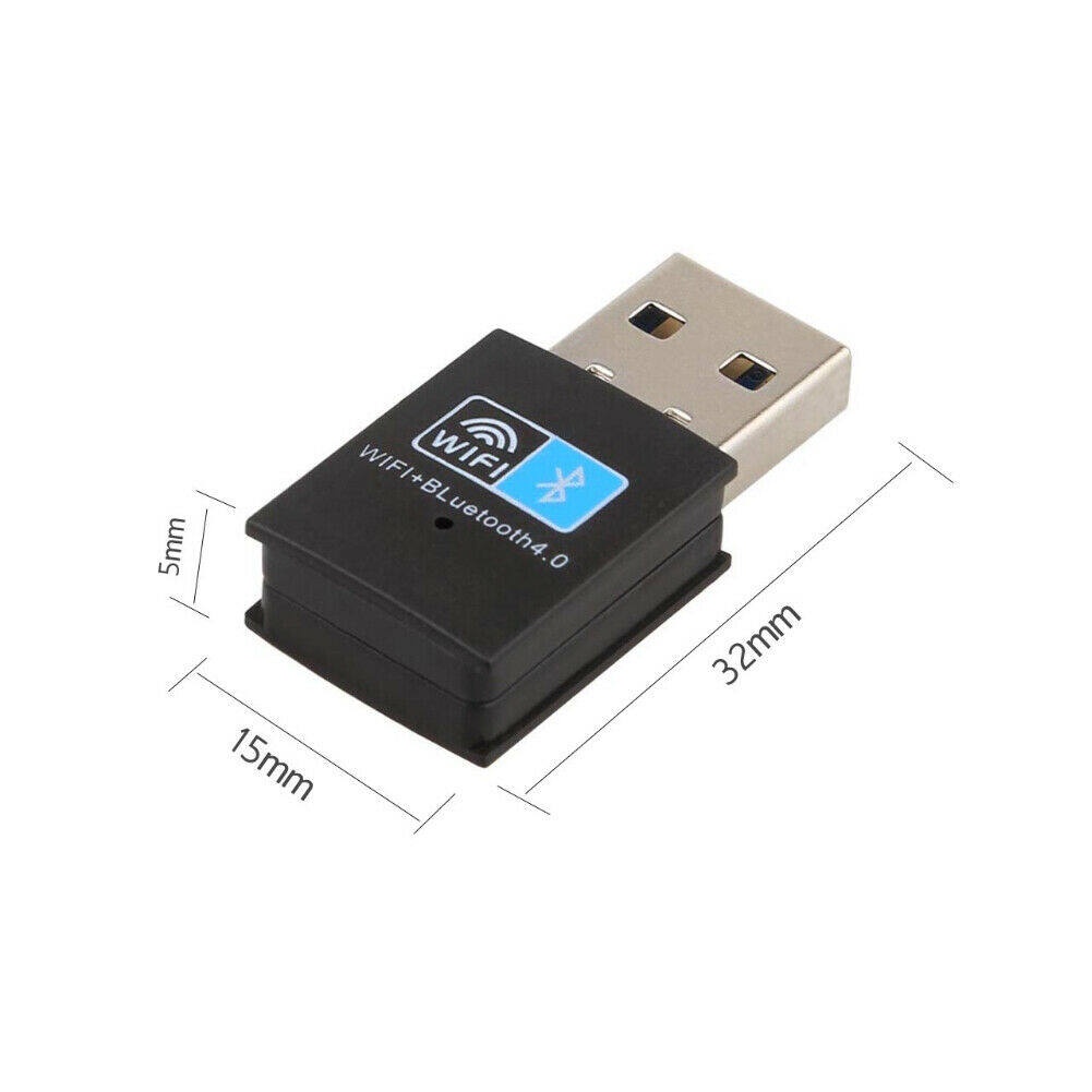 WiFi Bluetooth Dongle, Wireless USB Network Adapter for Desktop/Laptop/pc, Compatible with Windows 7/8/8.1/10/XP/Vista g #6