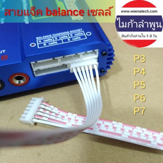 สาย ปลั๊ก แจ็ค balance ชาร์จแบตเตอรี่ลิเธียมสำหรับประกอบแบตเตอรี่ลิเธียม บาลาน balance เซลล์ ไมก้าลำพูน