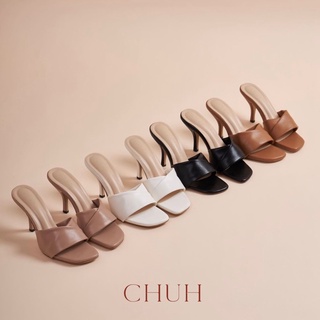 ราคาใส่โค้ด CHUHM005 ลด 50 VOGUEBYCHUH ส้นสูง3นิ้ว ไซส์ 35-42