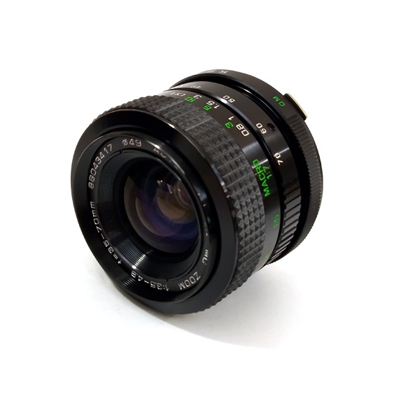 Makinon MC Classic 35-70mm f/3.5-4.9 Macro OM-Mount เลนส์มาตรฐานโฟกัสแบบแมนนวลสําหรับ Olympus OM