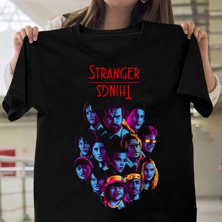 [S-5XL] เสื้อยืด พิมพ์ลายภาพยนตร์สยองขวัญ Stranger Thing Millie Bobby Brown Finn Wolfhard สําหรับผู้ชาย