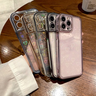 【ชุบ】 พร้อมแฟลชเพชรชุบรักเคส iphone,Compatible for เคสไอโฟน11, เคสไอโฟน iPhone 12 11 13 Pro Max  ip12  เคสไอโฟน11 เคสไอโฟน13，เคสไอโฟน7พลัส，เคส iphone12MINI，เคสi13 mini  นุ่ม ใส กันกระแทก แต่งกลิตเตอร์For iPhone xr xs xsmax