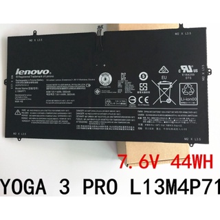 แบตเตอรี่โน้ตบุ๊ค LENOVO LENOVO YOGA 3 PRO 1370 L13M4P71 ใหม่