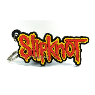 SLIPKNOT พวงกุญแจ ยาง พรีเมี่ยม สลิปน็อต พังค์ แทรช ร็อค ไม่เท่คืนได้ SKT94