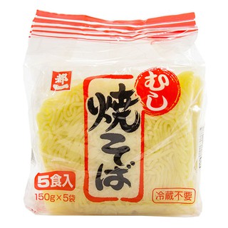 miyakoichi steamed yaki soba 150g เส้นโซะบะสำหรับผัด 150กรัม 1แพค มี 5 ห่อ