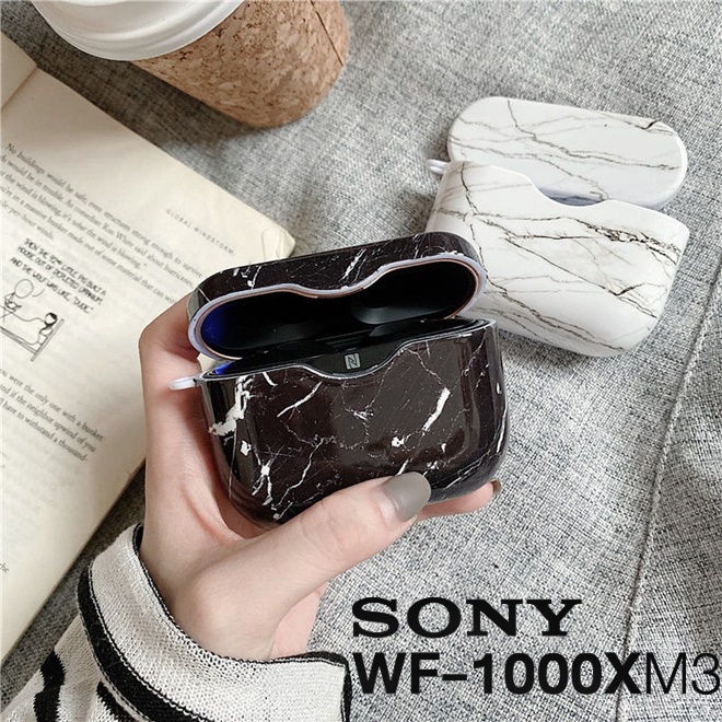 เคส Sony WF-1000XM3 Luxury Retro Marble Earphone Protective Case