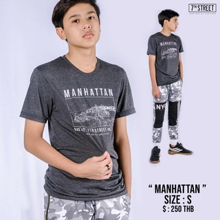 7th street เสื้อยืดวัยทีน รุ่น Manhattan