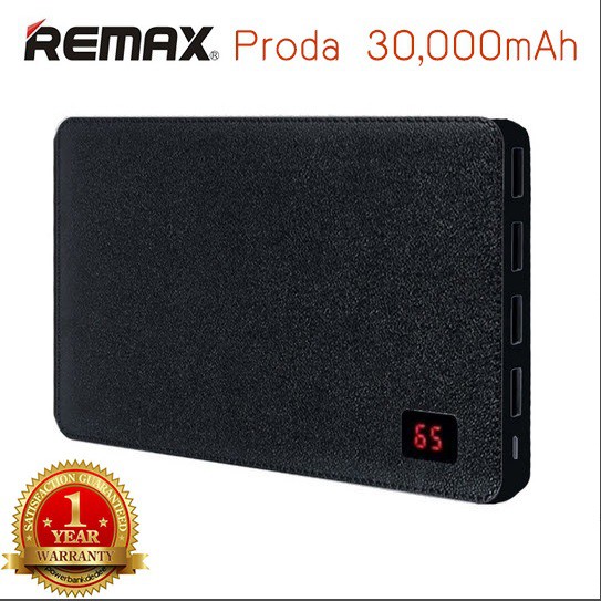 Power bank Remax Proda NoteBook 30000 mAhลดเหลือ 950 บาท ปกติ 1250 บาท