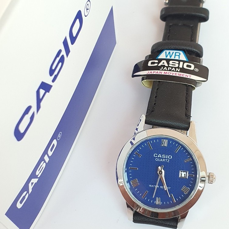 นาฬิกาแฟชั่น CASlO ฟรีกล่อง นาฬิกาข้อมือ สายหนัง กันน้ำ CASlO นาฬิกา ...