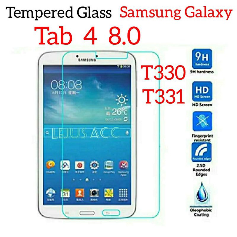 กระจกนิรภัย 9H 0.3 มม. 2.5D Samsung Galaxy Tab 4 8.0 T330 T331