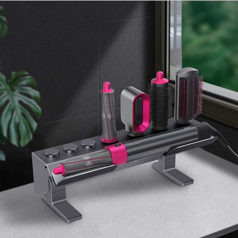 baona Desktop Dyson Airwrap Styler Hair Curler Storage Holder Accessories  Organizer Aluminum Rack ZqDz | Shopee Thailand