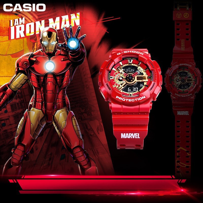 [ พร้อมส่ง ] นาฬิกา Casio G-Shock รุ่น IRONMAN LIMITED EDITION [ GA-110IRONMAN-4PR ]
