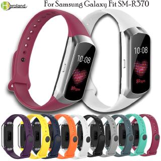 สายนาฬิกาข้อมือซิลิโคนสำหรับ Samsung Galaxy fit SM-R370 watch strap replacement bracelet band