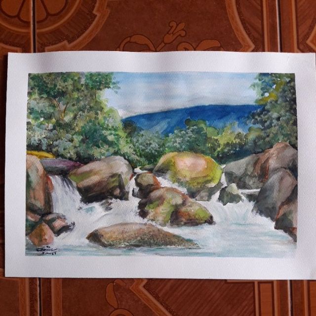 รวมกัน 92+ ภาพพื้นหลัง วาดรูปลำธาร สวยมาก