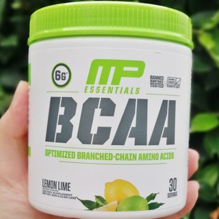 บีซีเอเอผง BCAA Essentials Powder Lemon Lime 234g (MusclePharm®) สร้างกล้ามเนื้อ ทำให้ลีน และซ่อมแซมกล้ามเนื้อ