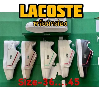 รองเท้า LACOSTE รองเท้าลาคอสท์พร้อมกล่อง