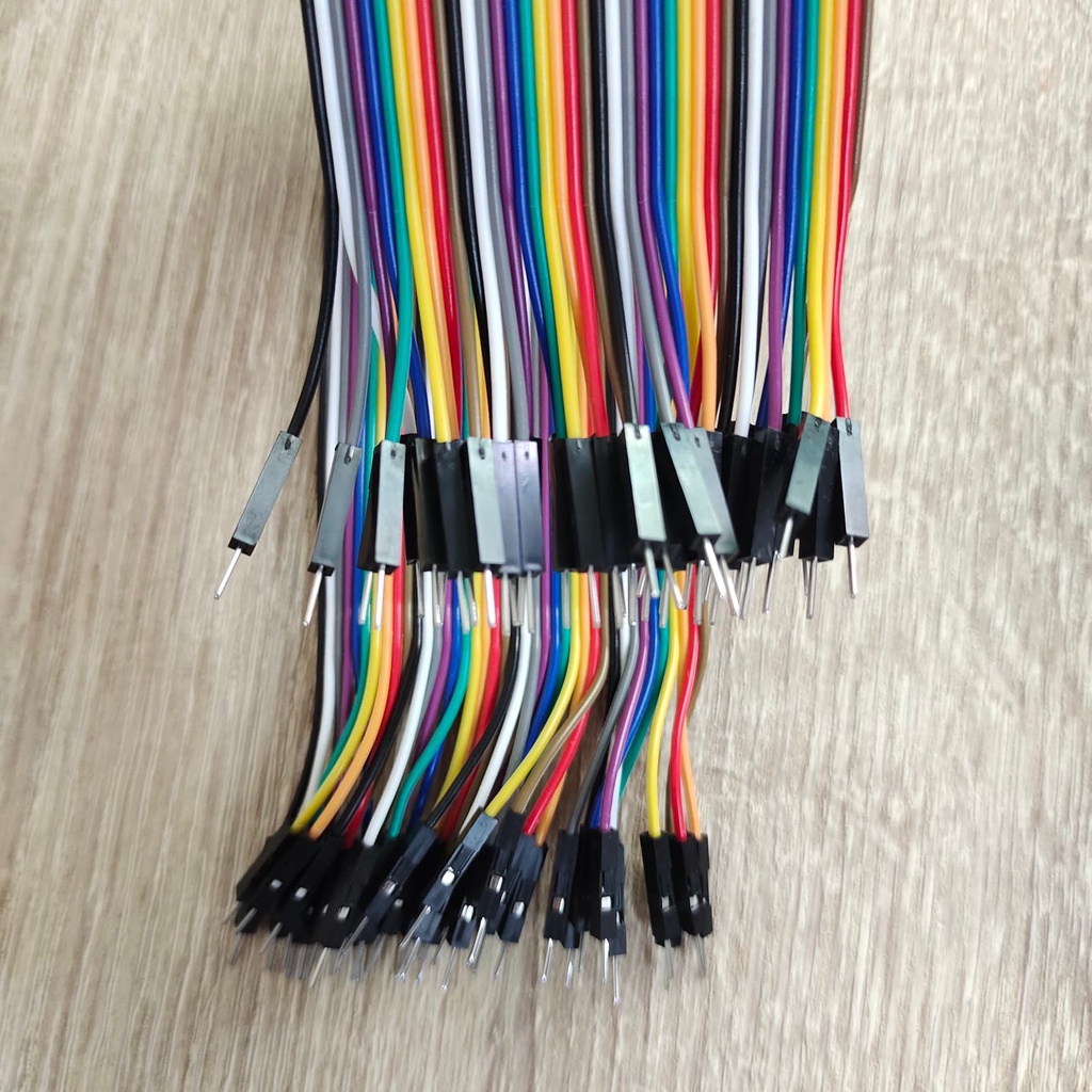 สายแพจั๊ม 40P สีรุ้ง สำหรับเสียบบอร์ด  ย้ายวอลุ่ม