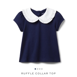 JANIE AND JACK “RUFFLE COLLAR TOP”