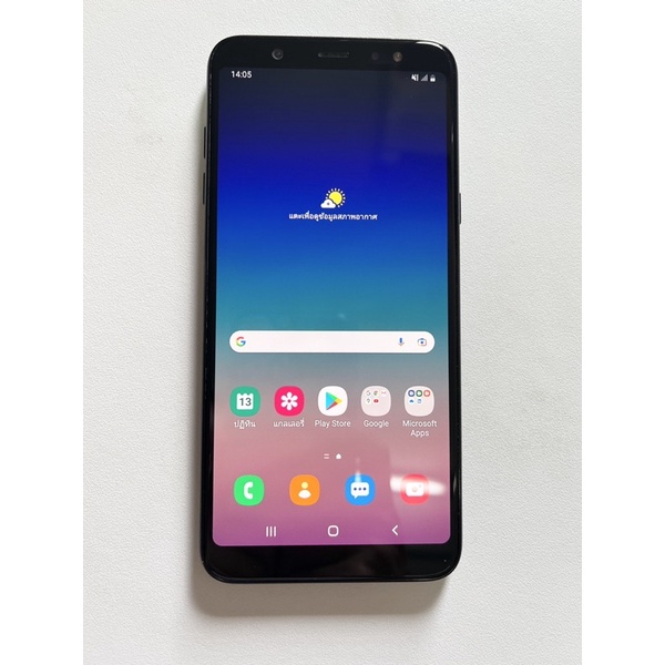 โทรศัพท์มือถือ Samsung A6 Plus (2018) สีดำ มือสอง