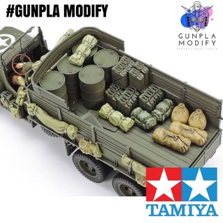 TAMIYA 35229 1/35 โมเดลประกอบ ชุดอุปกรณ์ท้ายรถ Allied Vehicle Accessories Set