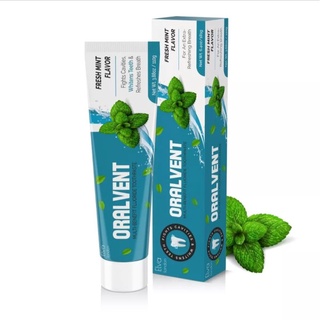 Elva London ยาสีฟัน ยาสีฟันมิ้นต์ 100% ฟันขาว ลดกลิ่นปาก Mint Flavor Toothpaste ฟอกสีฟัน Toothpaste for Anti-Cavity