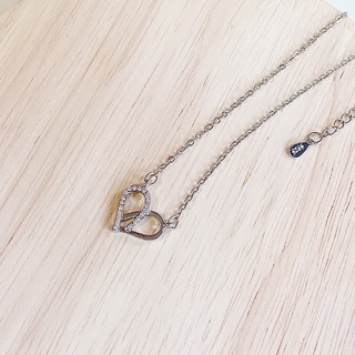 LLRB | สร้อยคอเงิน 925 รูปหัวใจ Necklace Silver925 *แถมกล่องใส่สร้อยฟรี*