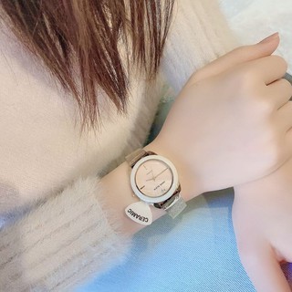 🎀 (สด-ผ่อน) ส่งฟรี นาฬิกา Anne Klein Women Watch AK/3258I PGB สายแพทอง ขอบเซรามิค