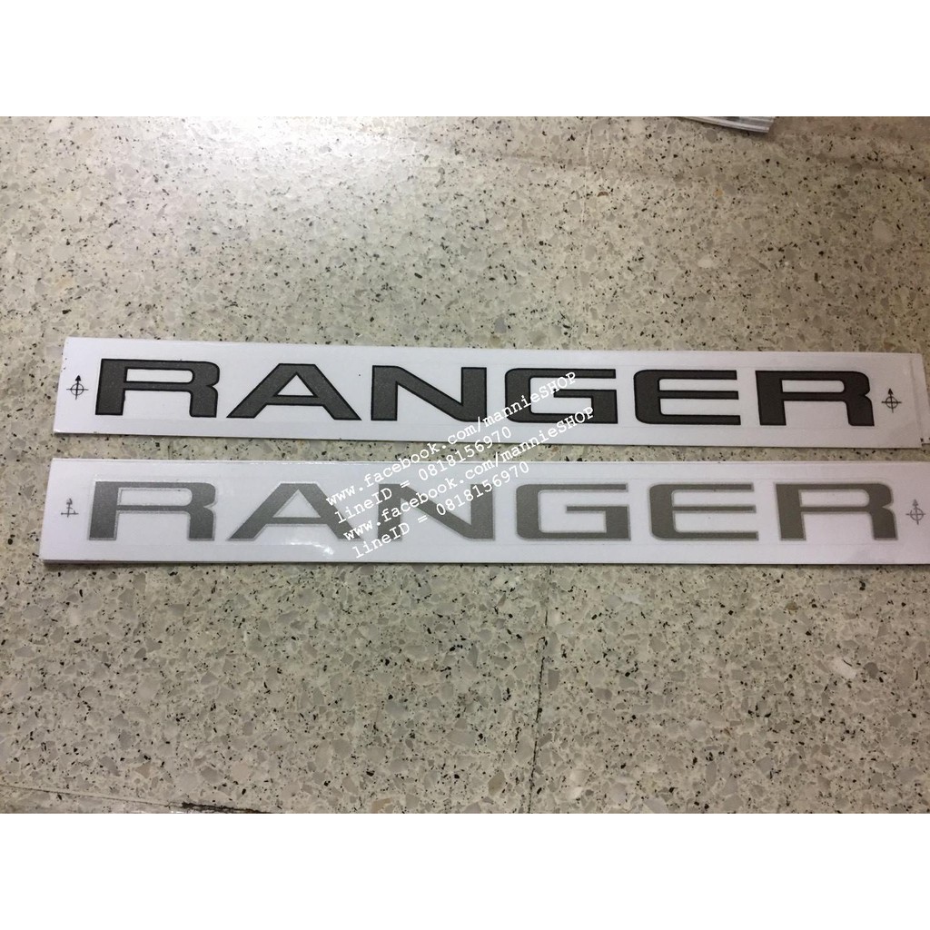 สติ๊กเกอร์แบบดั้งเดิม ติดมุมท้ายรถ FORD RANGER ปี 2016 ฟอร์ด เรนเจอร์ sticker ติดรถ แต่งรถ