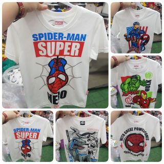 เสื้อยืดคอกลม ผ้า cotton ลิขสิทธิ์แท้ เนื้อผ้าดี ลายสวย เท่ห์ ลายฮัก Hulk และ เหล่าฮีโร่ แอดเวนเจอร์
