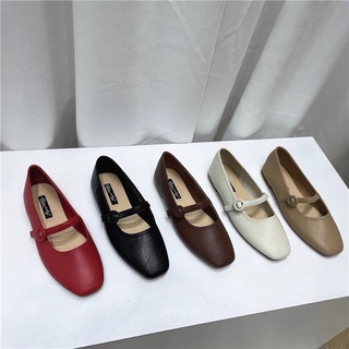 ✨[พรีออเดอร์] Mary Jane Shoes รองเท้าสไตล์เกาหลี 5 color(size35-40)แนะนำ+1size