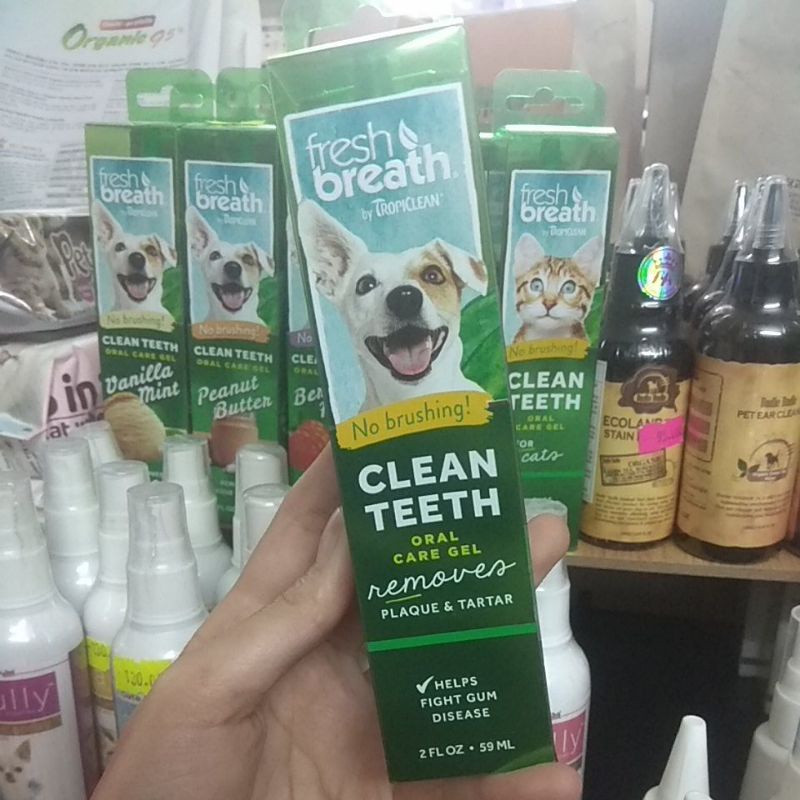 Fresh breath tropiclean Dog Oral Cleanser Gel 59มล