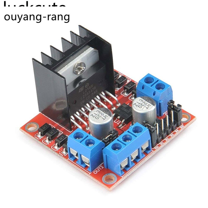 (1/3PCS) L298N driver board โมดูล L298 stepper มอเตอร์สมาร์ทรถหุ่นยนต์ breadboard peltier High Power มอเตอร์ไดร์เวอร์สําหรับ Arduino