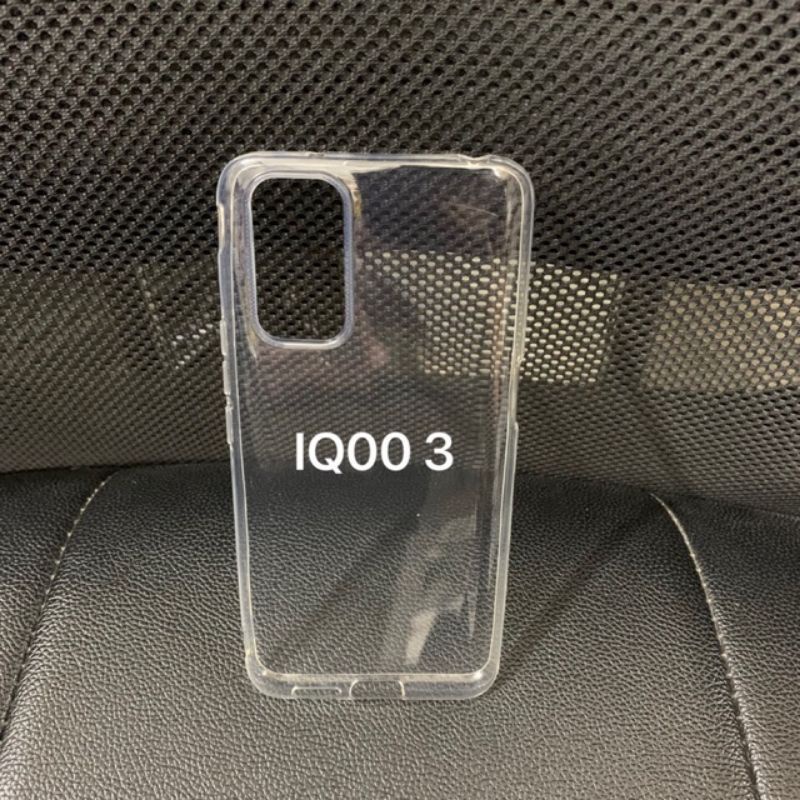 Vivo IQ00 3 5G เคสซิลิโคนยืดหยุ่นโปร่งใส 0.6 มม. บางเฉียบ