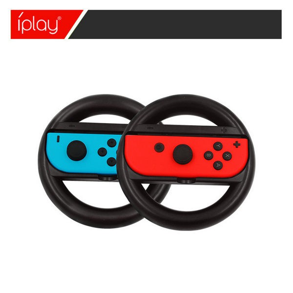 พวงมาลัย Joy-Con Nintendo Switch มี 2 อันในกล่อง (iplay Switch Handle Steering Wheel)(พวงมาลัย joy con)(ที่จับจอยคอน)