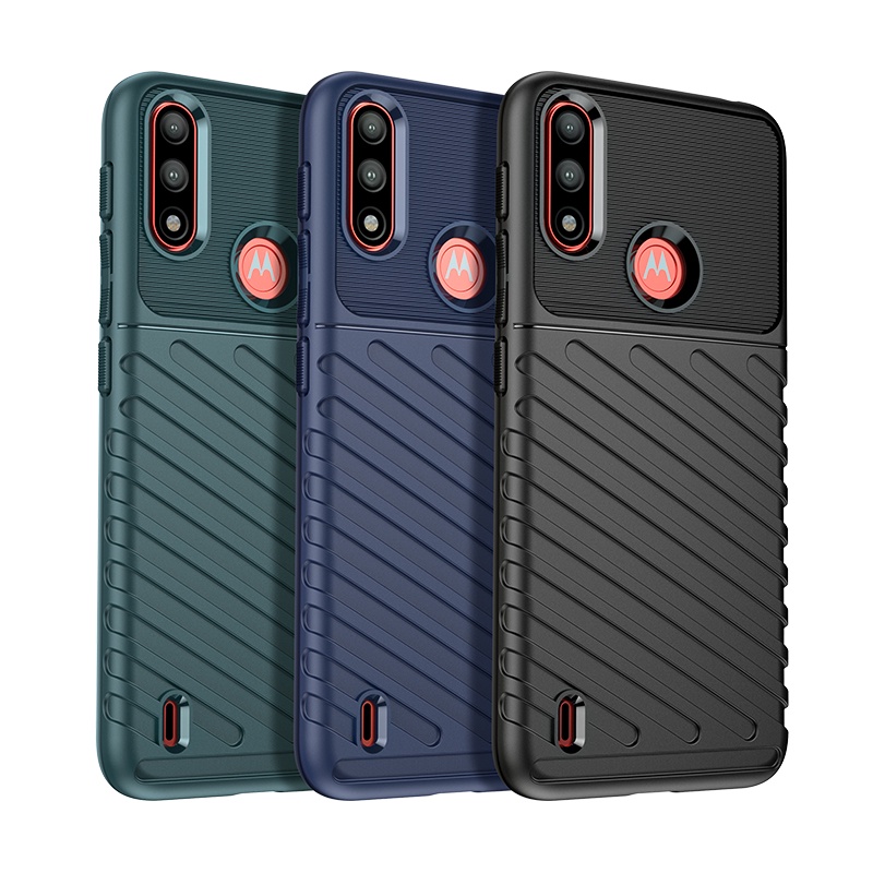 เคสโทรศัพท ์ สําหรับ Motorola Moto E7i Power E7 Plus E20/E30/E40 E6 Play E 2020 เกราะนุ ่ มกันกระแทก