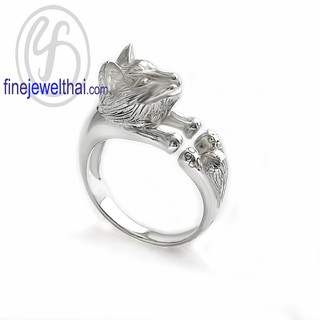 Finejewelthai แหวนเงิน-แหวนสุนัข-แหวนน้องหมา-แหวนเกลี้ยง-เงินแท้-R137900