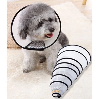 PEKO PET&CAT [คอลล่า002] คอลล่ากันเลียแผล สำหรับสัตว์เลี้ยง ใช้ได้ทั้งแมวและสุนุข คอลล่าพลาสติก
