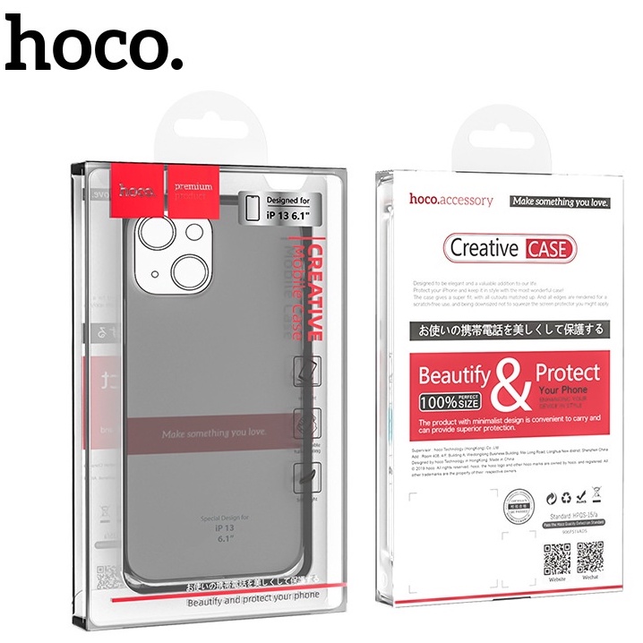 เคสใสดำ iPhone 13/13 mini/13 pro/13 pro max :H O CO Ultra slim  ของพร้อมส่งจากไทย
