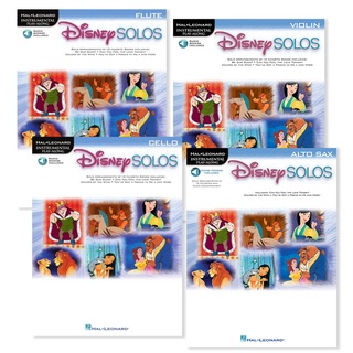 Hal Leonard Disney Solos For Alto Sax Cello Violin and Flute