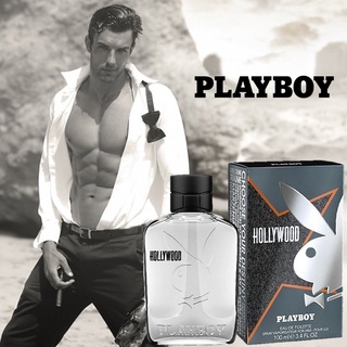 PLAYBOY Hollywood Eau De Toilette 100ml น้ำหอมสำหรับผู้ชายกลิ่นใหม่ล่าสุดจากเพลย์บอยสินค้านำเข้าลิขสิทธิ์ของแท้