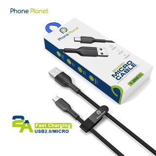 Phone Planet สายเคเบิล USB To Micro ชาร์จเร็ว สําหรับ Android Fast Charging Cable