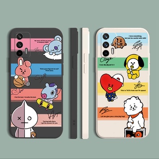 เคสโทรศัพท์มือถือแบบนิ่ม ขอบสี่เหลี่ยม ลายการ์ตูน แฟชั่น สําหรับ OPPO A16 A94 A53 A15 A12 AX7 A52 A72 A92 A74 A54 5G