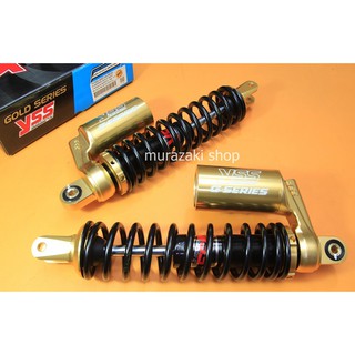 โช็ค YSS Yamaha Aerox TC302-305T-02-883N G-SERIES GOLD NEW BLACK/BLACK/GOLD ราคา3750